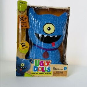 NEW UglyDolls Ugly Dog Feature Sounds Plush Hasbro Sealed 30+ Phrases & Sounds